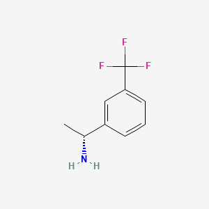 molecular formula C9H10F3N B1587041 (1R)-1-[3-(trifluoromethyl)phenyl]ethanamine CAS No. 127852-30-6