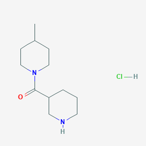 molecular formula C12H23ClN2O B1587051 (4-Methylpiperidino)(3-piperidinyl)methanone hydrochloride CAS No. 845885-84-9