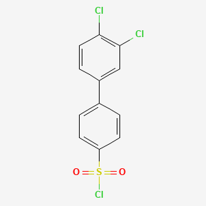 molecular formula C12H7Cl3O2S B1587054 3',4'-Dichloro[1,1'-biphenyl]-4-sulfonyl chloride CAS No. 501697-80-9