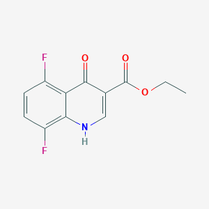 Ethyl 5,8-difluoro-4-oxo-1,4-dihydroquinoline-3-carboxylate