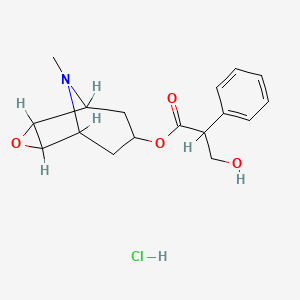molecular formula C17H22ClNO4 B1587064 Scopolamine hydrochloride CAS No. 55-16-3