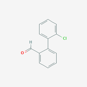 molecular formula C13H9ClO B1587068 2'-氯-[1,1'-联苯]-2-甲醛 CAS No. 223575-76-6