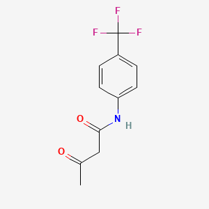 B1587071 3-oxo-N-[4-(trifluoromethyl)phenyl]butanamide CAS No. 351-87-1