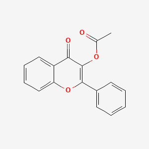molecular formula C17H12O4 B1587078 3-乙酰氧基黄酮 CAS No. 7578-68-9