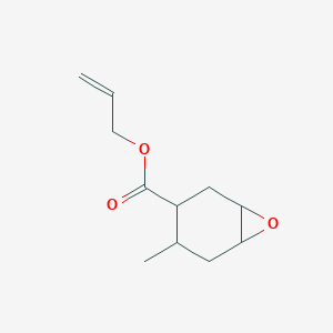 molecular formula C11H16O3 B158708 Allyl 3,4-epoxy-6-methylcyclohexanecarboxylate CAS No. 10138-39-3