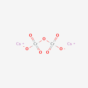 molecular formula Cs2Cr2O7<br>Cr2Cs2O7 B1587082 Cesium dichromate CAS No. 13530-67-1