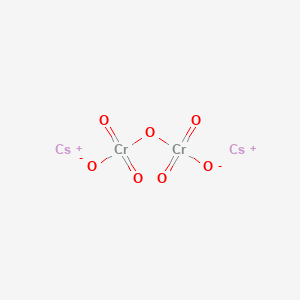 molecular formula Cs2Cr2O7<br>Cr2Cs2O7 B1587082 铬酸铯 CAS No. 13530-67-1