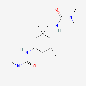 molecular formula C16H32N4O2 B1587085 N'-[3-[[[(Dimethylamino)carbonyl]amino]methyl]-3,5,5-trimethylcyclohexyl]-N,N-dimethyl-urea CAS No. 39992-90-0