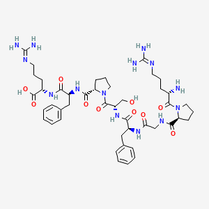 molecular formula C45H66N14O10 B1587090 [Des-Pro2]-Bradykinin CAS No. 80943-05-1