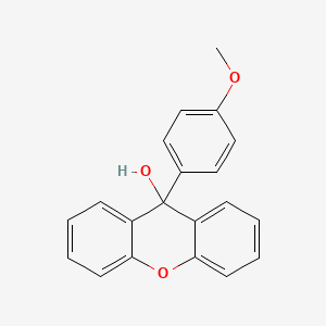 molecular formula C20H16O3 B1587095 9-(4-Methoxyphenyl)xanthen-9-ol CAS No. 94465-25-5