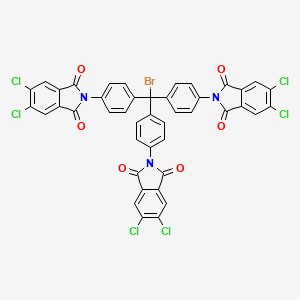 molecular formula C43H18BrCl6N3O6 B1587102 4,4',4''-Tris(4,5-dichlorophthalimido)trityl Bromide CAS No. 91898-93-0