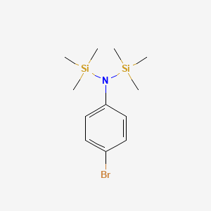 molecular formula C12H22BrNSi2 B1587116 4-溴-N,N-双(三甲基硅基)苯胺 CAS No. 5089-33-8
