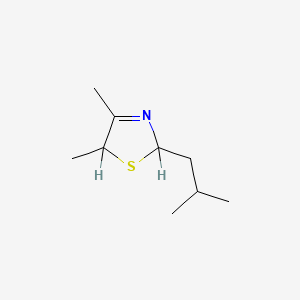 molecular formula C9H17NS B1587118 4,5-Dimethyl-2-isobutyl-3-thiazoline CAS No. 65894-83-9