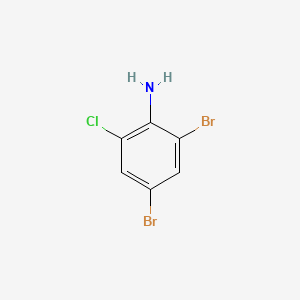 molecular formula C6H4Br2ClN B1587123 2,4-Dibromo-6-chloroaniline CAS No. 874-18-0