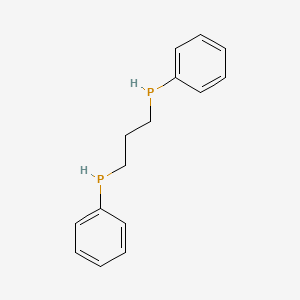 molecular formula C15H18P2 B1587127 1,3-Bis(phenylphosphino)propane CAS No. 28240-66-6