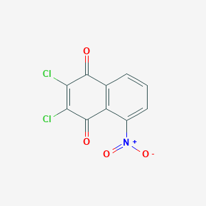 molecular formula C10H3Cl2NO4 B1587128 2,3-Dichloro-5-nitro-1,4-naphthoquinone CAS No. 22360-86-7