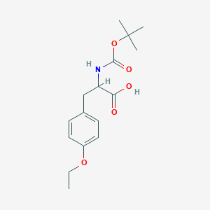 molecular formula C16H23NO5 B1587129 N-(Tert-butoxycarbonyl)-O-ethyltyrosine CAS No. 247088-44-4
