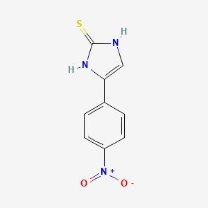 4-(4-Nitrophenyl)-1,3-dihydroimidazole-2-thione