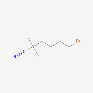 molecular formula C8H14BrN B1587143 6-Bromo-2,2-dimethylhexanenitrile CAS No. 53545-96-3