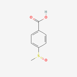 molecular formula C8H8O3S B1587149 4-(Methylsulfinyl)benzoic acid CAS No. 33963-58-5