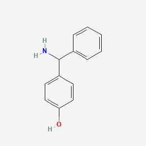 molecular formula C13H13NO B1587150 4-[氨基(苯基)甲基]苯酚 CAS No. 81123-45-7