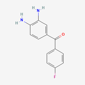 molecular formula C13H11FN2O B1587158 (3,4-Diaminophenyl)(4-fluorophenyl)methanone CAS No. 66938-86-1