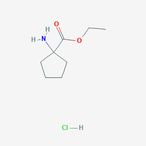 molecular formula C8H16ClNO2 B1587159 Ethyl 1-aminocyclopentanecarboxylate hydrochloride CAS No. 22649-37-2