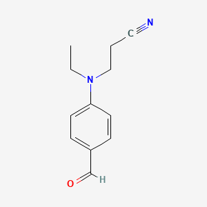 molecular formula C12H14N2O B1587160 3-(Ethyl(4-formylphenyl)amino)propanenitrile CAS No. 27914-15-4