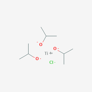 molecular formula C9H21ClO3Ti B1587170 Titanium, chlorotris(2-propanolato)-, (T-4)- CAS No. 20717-86-6