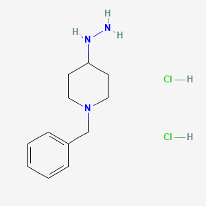 molecular formula C12H19ClN3- B1587179 1-Benzyl-4-hydrazinopiperidine dihydrochloride CAS No. 83949-42-2