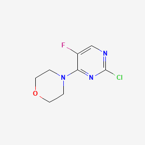 molecular formula C8H9ClFN3O B1587183 4-(2-Chloro-5-fluoropyrimidin-4-yl)morpholine CAS No. 31646-53-4