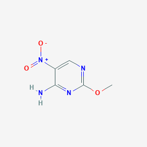 molecular formula C5H6N4O3 B1587186 2-Methoxy-5-nitropyrimidin-4-amine CAS No. 304646-29-5
