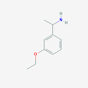 molecular formula C10H15NO B1587188 1-(3-Ethoxyphenyl)ethanamine CAS No. 603945-50-2