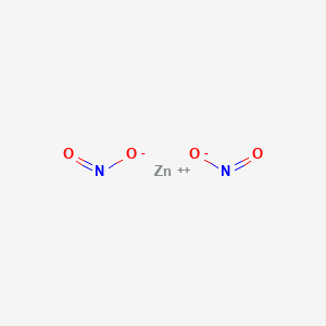 molecular formula Zn(NO2)2<br>N2O4Zn B158719 Zinc nitrite CAS No. 10102-02-0