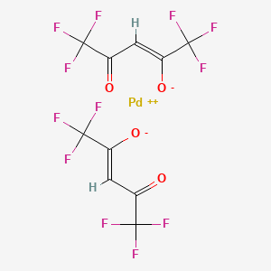 molecular formula C10H4F12O4Pd B1587193 Einecs 265-271-1 CAS No. 64916-48-9