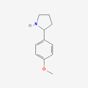 molecular formula C11H15NO B1587203 2-(4-Methoxyphenyl)pyrrolidine CAS No. 74190-66-2