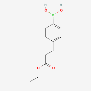 B1587209 4-(2-Ethoxycarbonylethyl)phenylboronic acid CAS No. 660440-57-3