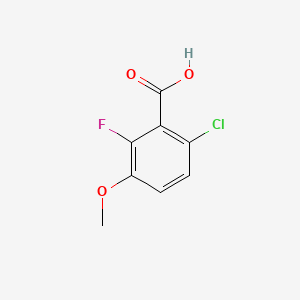 molecular formula C8H6ClFO3 B1587210 6-Chloro-2-fluoro-3-methoxybenzoic acid CAS No. 886499-58-7
