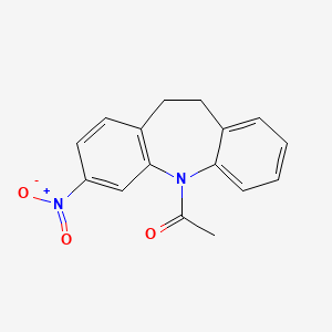 molecular formula C16H14N2O3 B1587212 5-Acetyl-10,11-dihydro-3-nitro-5H-dibenz[b,f]azepine CAS No. 79752-03-7