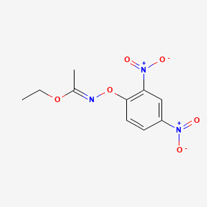 molecular formula C10H11N3O6 B1587224 ethyl (1E)-N-(2,4-dinitrophenoxy)ethanimidate CAS No. 54322-32-6