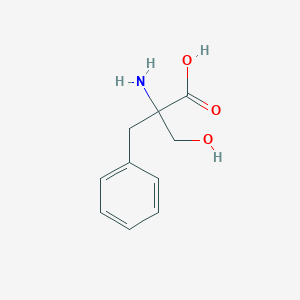 molecular formula C10H13NO3 B1587232 DL-2-苄基丝氨酸 CAS No. 4740-47-0