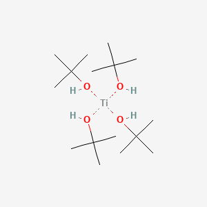 molecular formula C16H40O4Ti B1587233 tetrakis(2-methylpropan-2-ol);titanium CAS No. 3087-39-6