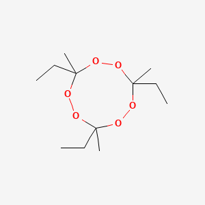 molecular formula C12H24O6 B1587234 3,6,9-Triethyl-3,6,9-trimethyl-1,2,4,5,7,8-hexoxonane CAS No. 24748-23-0