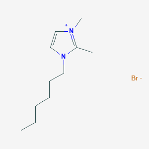 molecular formula C11H21BrN2 B1587235 1-己基-2,3-二甲基咪唑溴 CAS No. 411222-01-0