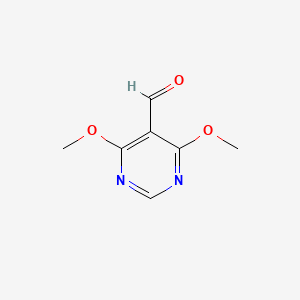 molecular formula C7H8N2O3 B1587238 4,6-Dimethoxypyrimidine-5-carbaldehyde CAS No. 4558-59-2