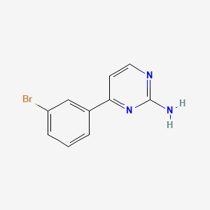 molecular formula C10H8BrN3 B1587239 4-(3-Bromophenyl)pyrimidin-2-amine CAS No. 392307-25-4