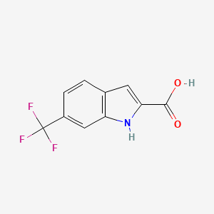 molecular formula C10H6F3NO2 B1587240 6-(Trifluoromethyl)-1H-indole-2-carboxylic acid CAS No. 327-20-8
