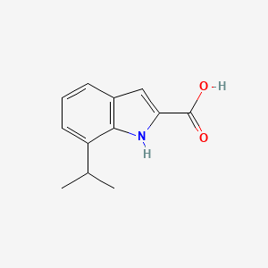 molecular formula C12H13NO2 B1587243 7-Isopropyl-1H-indole-2-carboxylic acid CAS No. 383132-25-0