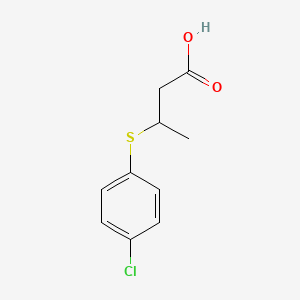 molecular formula C10H11ClO2S B1587244 3-(4-氯苯硫基)丁酸 CAS No. 90919-34-9