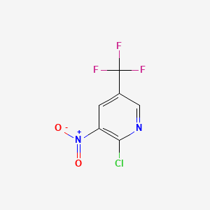 molecular formula C6H2ClF3N2O2 B1587248 2-Chloro-3-nitro-5-(trifluoromethyl)pyridine CAS No. 72587-15-6